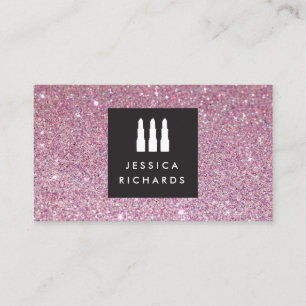 Carte De Visite Logo du Trio Lipstick pour Artiste de maquillage i