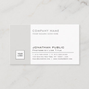 Carte De Visite Logo élégant et moderne pour entreprise simple