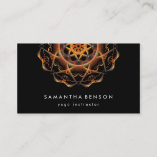 Carte De Visite Logo élégant Lotus Flower Yoga