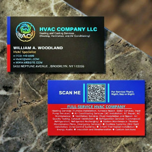 Carte De Visite Logo et slogan de société CVC CA moderne professio