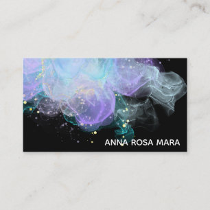 Carte De Visite *~* Logo Ethereal QR AP46 Gold Parties scintillant