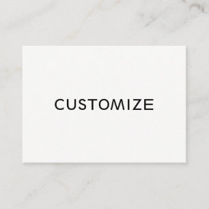 Carte De Visite Logo fait sur commande d'affaires de blanc de