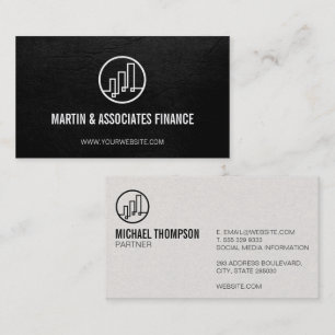 Carte De Visite Logo Finance