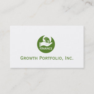 Carte De Visite Logo Finances Investissements