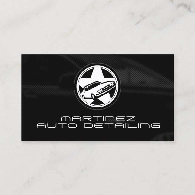 Carte De Visite Logo géant professionnel moderne automobile (Devant)