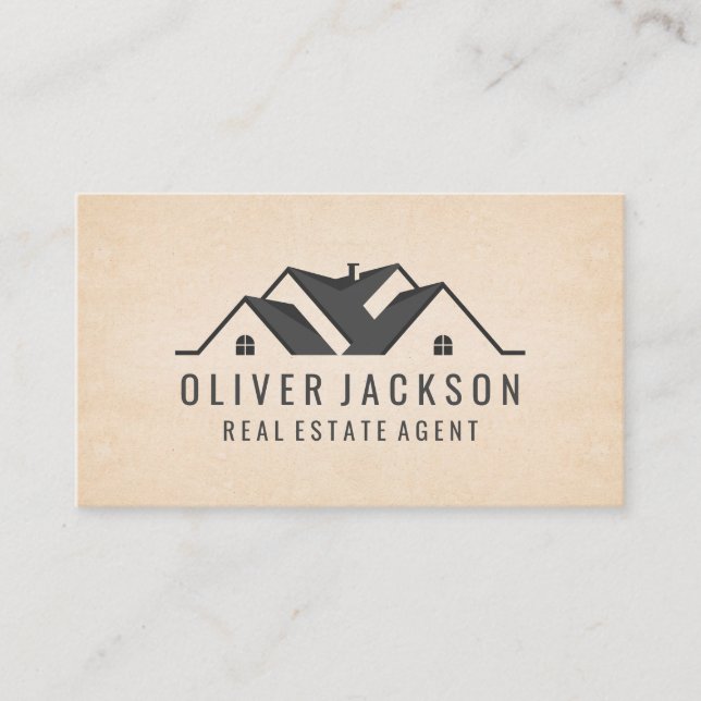 Carte De Visite Logo immobilier (Devant)