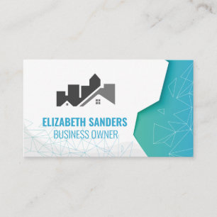 Carte De Visite Logo immobilier architectural