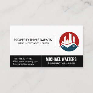 Carte De Visite Logo immobilier commercial