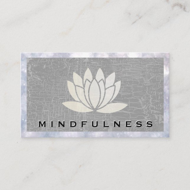 Carte De Visite Logo Lotus Flower | Boke (Devant)