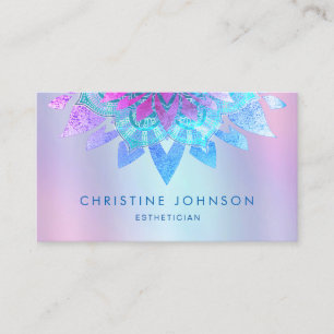 Carte De Visite logo lotus pourpre