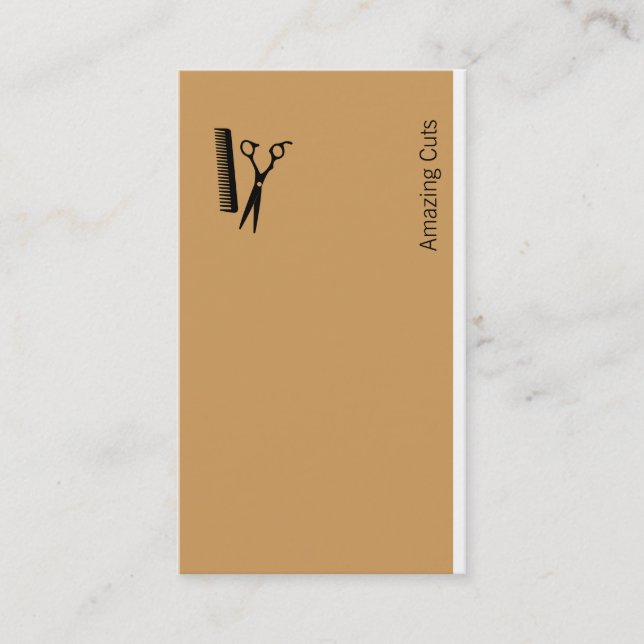 Carte De Visite Logo (marron désert) (Devant)