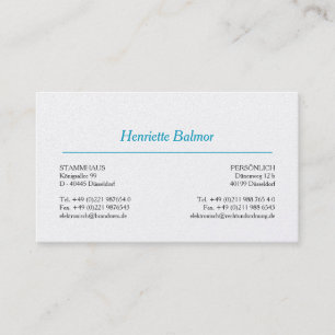 Carte De Visite Logo minimaliste