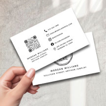 Logo minimaliste moderne professionnel Code Qr