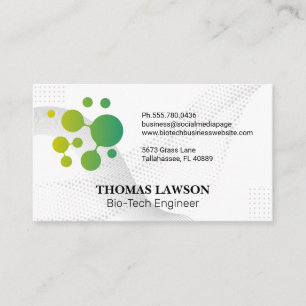 Carte De Visite Logo moderne de Bio Tech