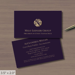 Carte De Visite Logo moderne de luxe
