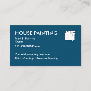 Carte De Visite Logo moderne de peinture de Chambre