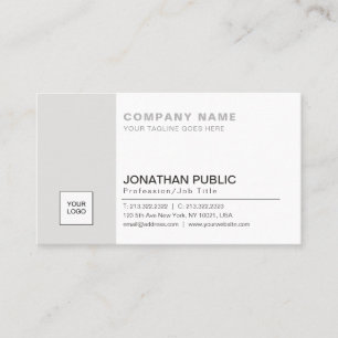 Carte De Visite Logo moderne et élégant pour les professionnels