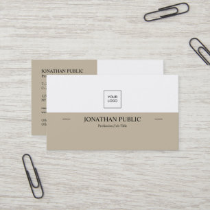 Carte De Visite Logo moderne professionnel élégant