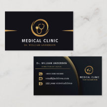 Logo Monogramme Gold Médicale Stethoscope