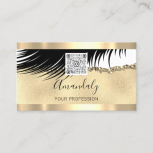 Carte De Visite Logo Or Qr Code 6 Punches 50% OFF Lashes