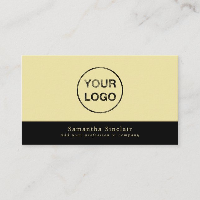Carte De Visite Logo personnalisé - (Devant)