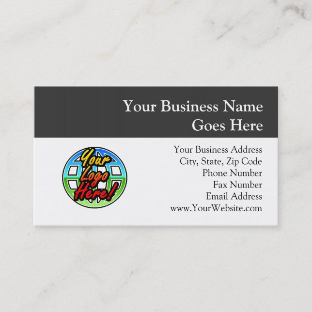 Carte De Visite Logo personnalisé Cadeau d'entreprise (Devant)