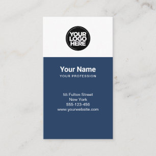 Carte De Visite Logo personnalisé de l'entreprise