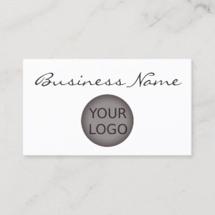 Carte De Visite Logo personnalisé et couleurs simples pour toutes 