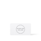 Logo personnalisé minimaliste noir blanc moderne