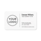 Logo personnalisé moderne minimaliste blanc ou tou