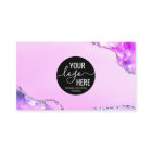 Logo personnalisé moderne violet QR Code Agate Mon