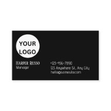 Logo personnalisé noir