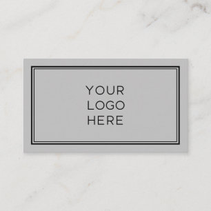 Carte De Visite Logo personnalisé professionnel  Simple et minimal