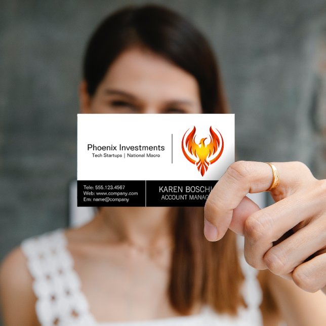 Carte De Visite Logo Phoenix Bird (Créateur téléchargé)