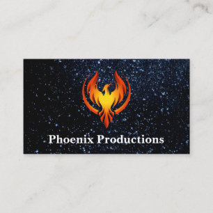 Carte De Visite Logo Phoenix Espace