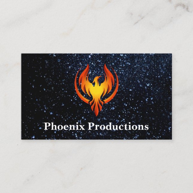 Carte De Visite Logo Phoenix | Espace (Devant)