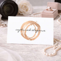 Carte de visite Logo Photographe de Mariage Rose G