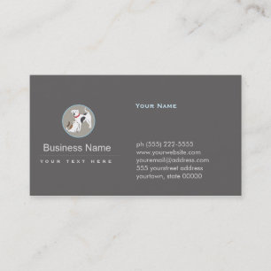 Carte De Visite Logo pour chien et chat pour animaux de compagnie