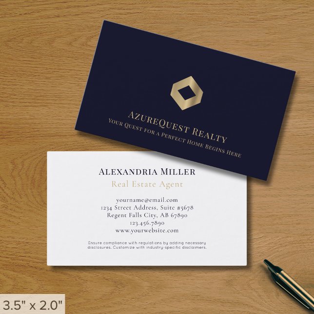 Carte De Visite Logo professionnel de luxe (Créateur téléchargé)