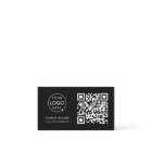 Logo professionnel du code QR | Noir moderne profe