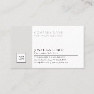 Carte De Visite Logo professionnel élégant Logo moderne