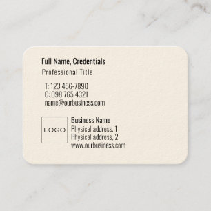 Carte De Visite Logo professionnel QR Code Moderne Simple Puissant