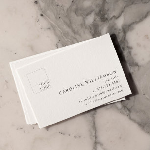 Carte De Visite Logo professionnel simple moderne minimaliste élég