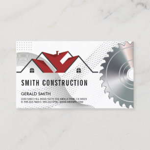 Carte De Visite Logo Red House   Scie