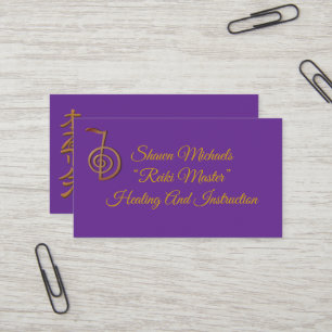 Carte De Visite Logo Reiki Master
