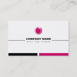 Carte De Visite Logo rose