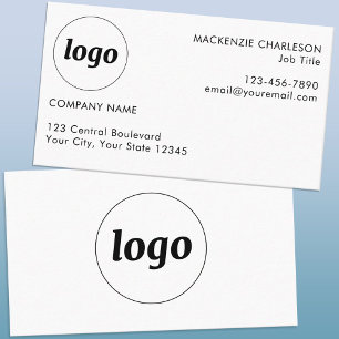 Carte De Visite Logo simple et texte