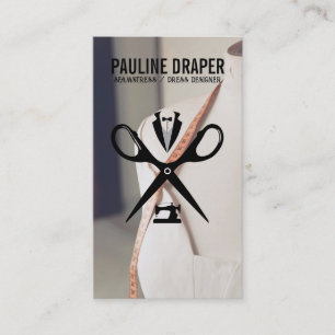 Carte De Visite Logo sur mesure Seamstress   Mannequin