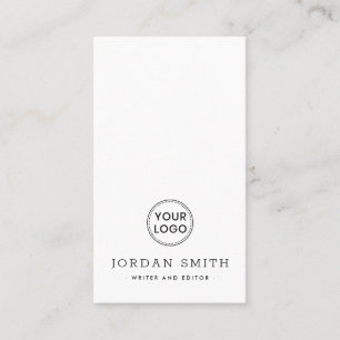 Carte De Visite Logo vertical personnalisé moderne professionnel m