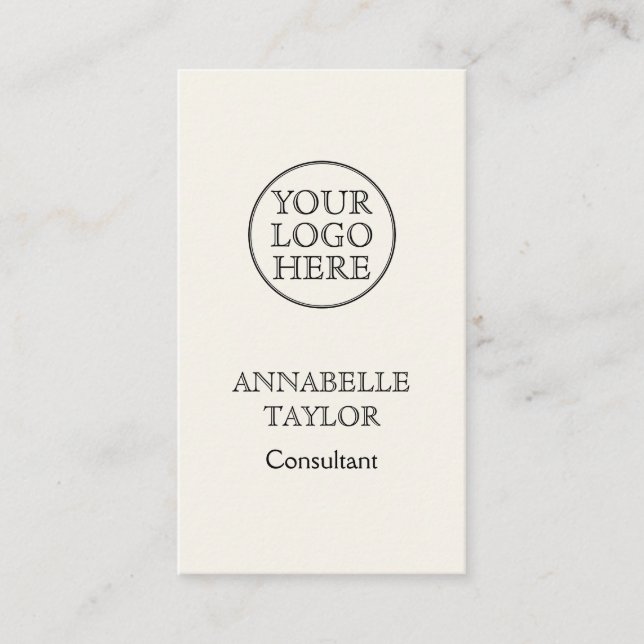 Carte De Visite Logo vintage (Devant)